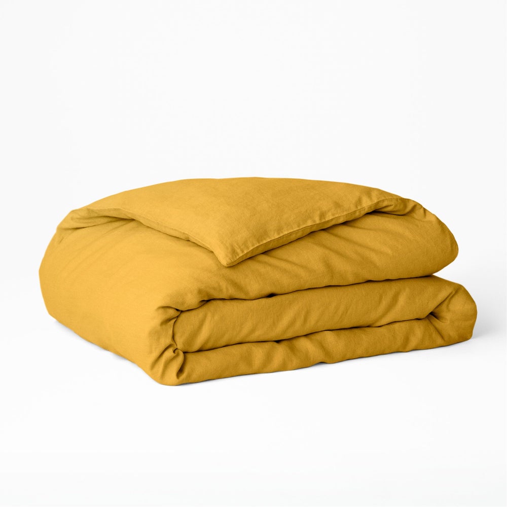 Mustard Yellow Duvet Cover Set