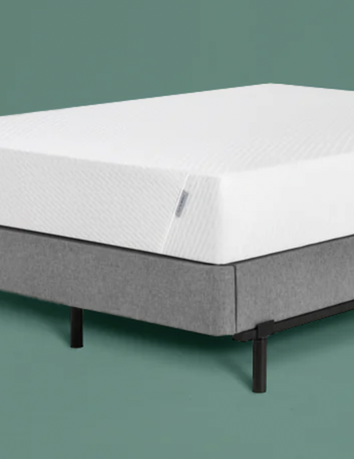 Modern Memory Foam Mattress on Bed Frame