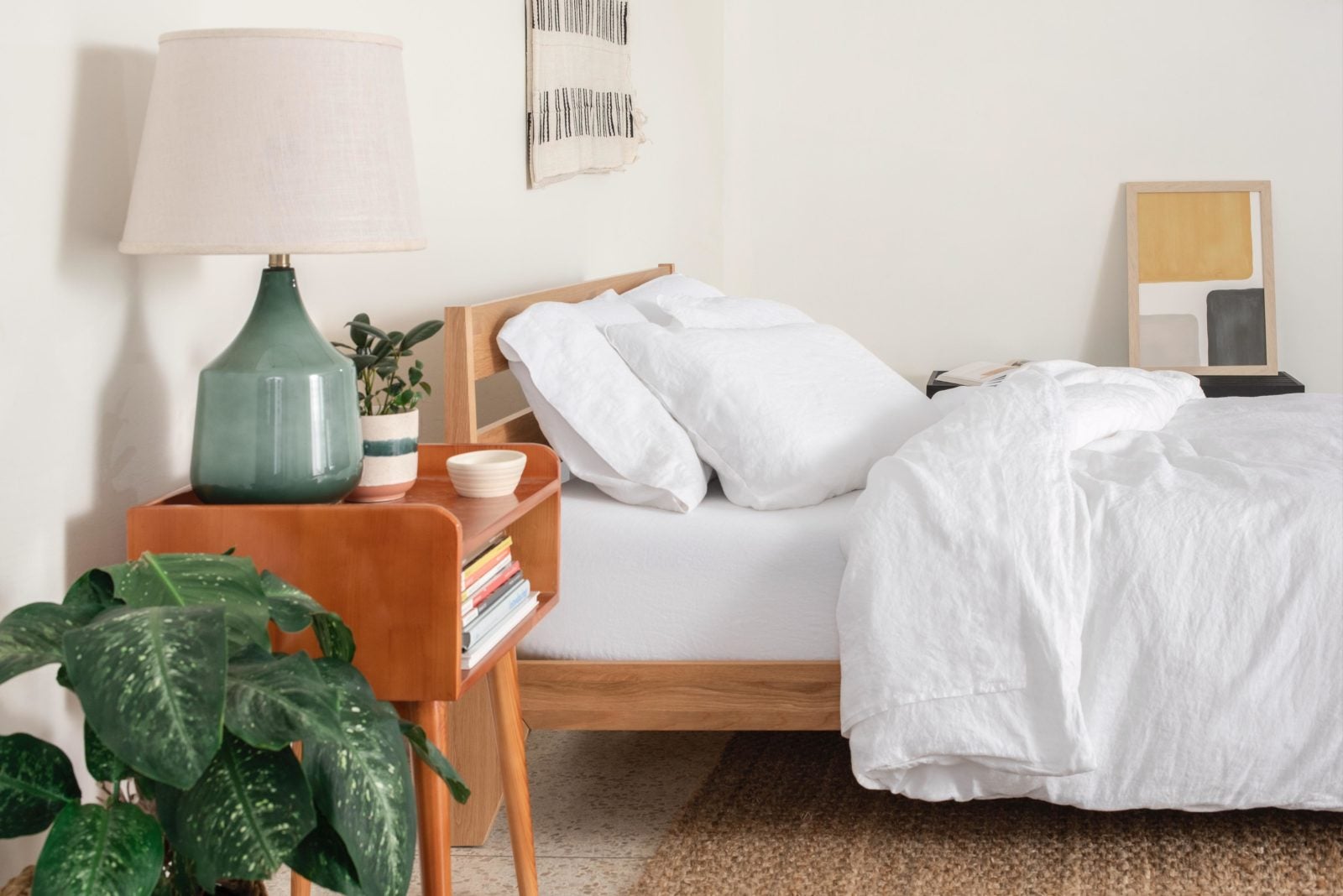 Cozy bedroom with modern decor