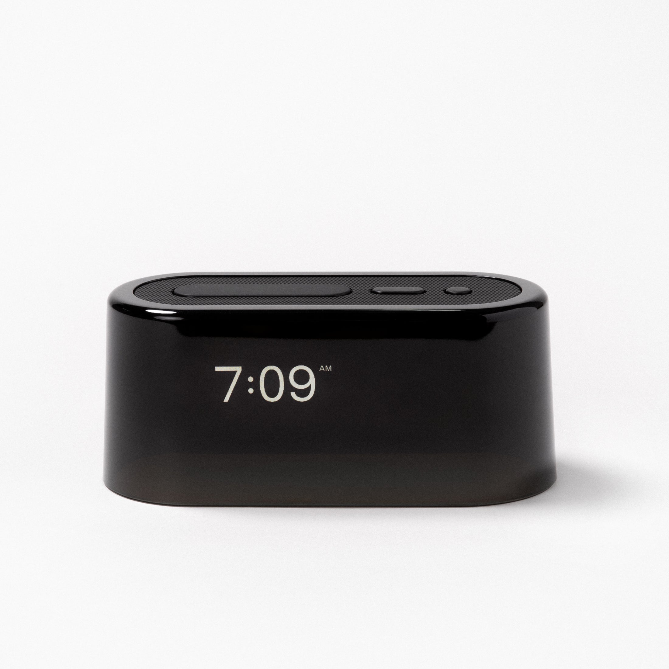 The Tuft and Needle Loftie Smart Alarm Clock with the night light off