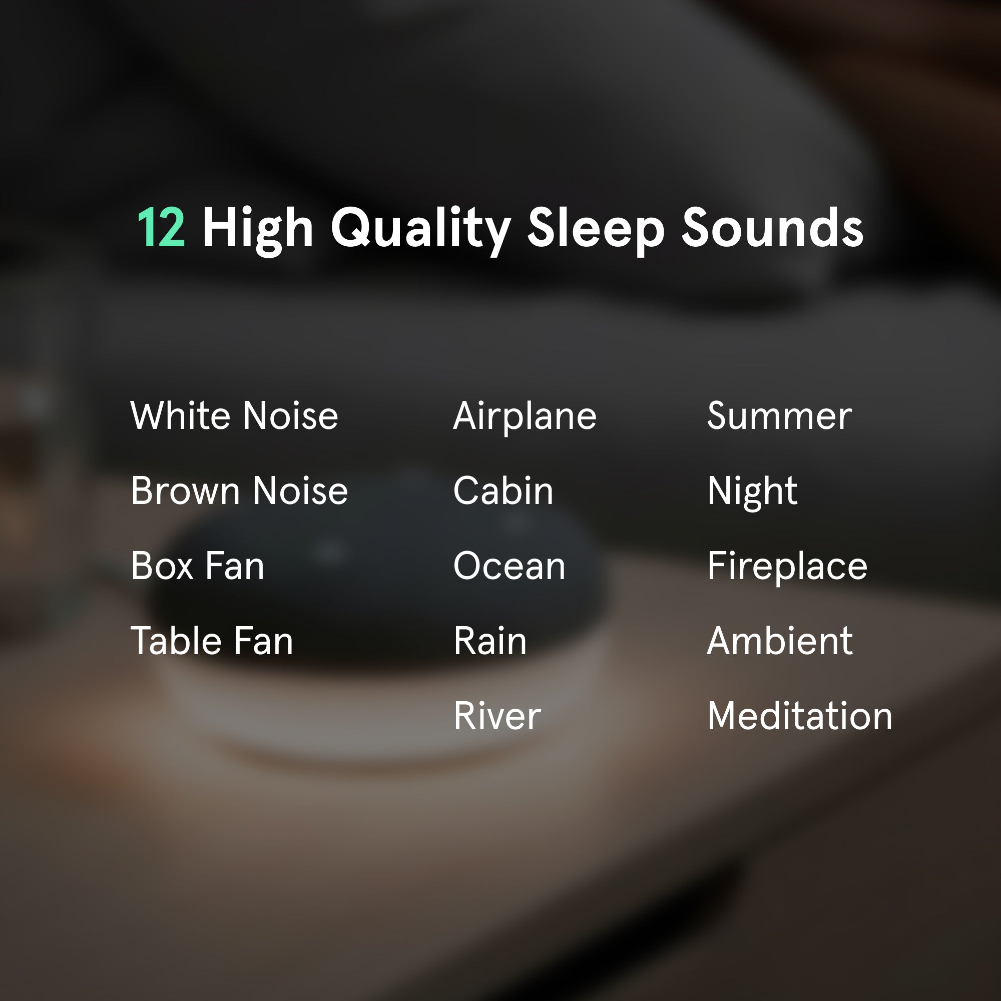 SNOOZ Go 2 Travel White Noise Sound Machine
