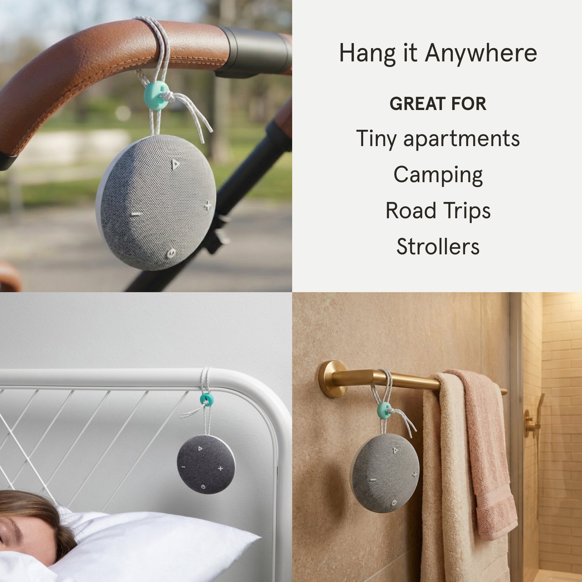 SNOOZ Go 2 Travel White Noise Sound Machine