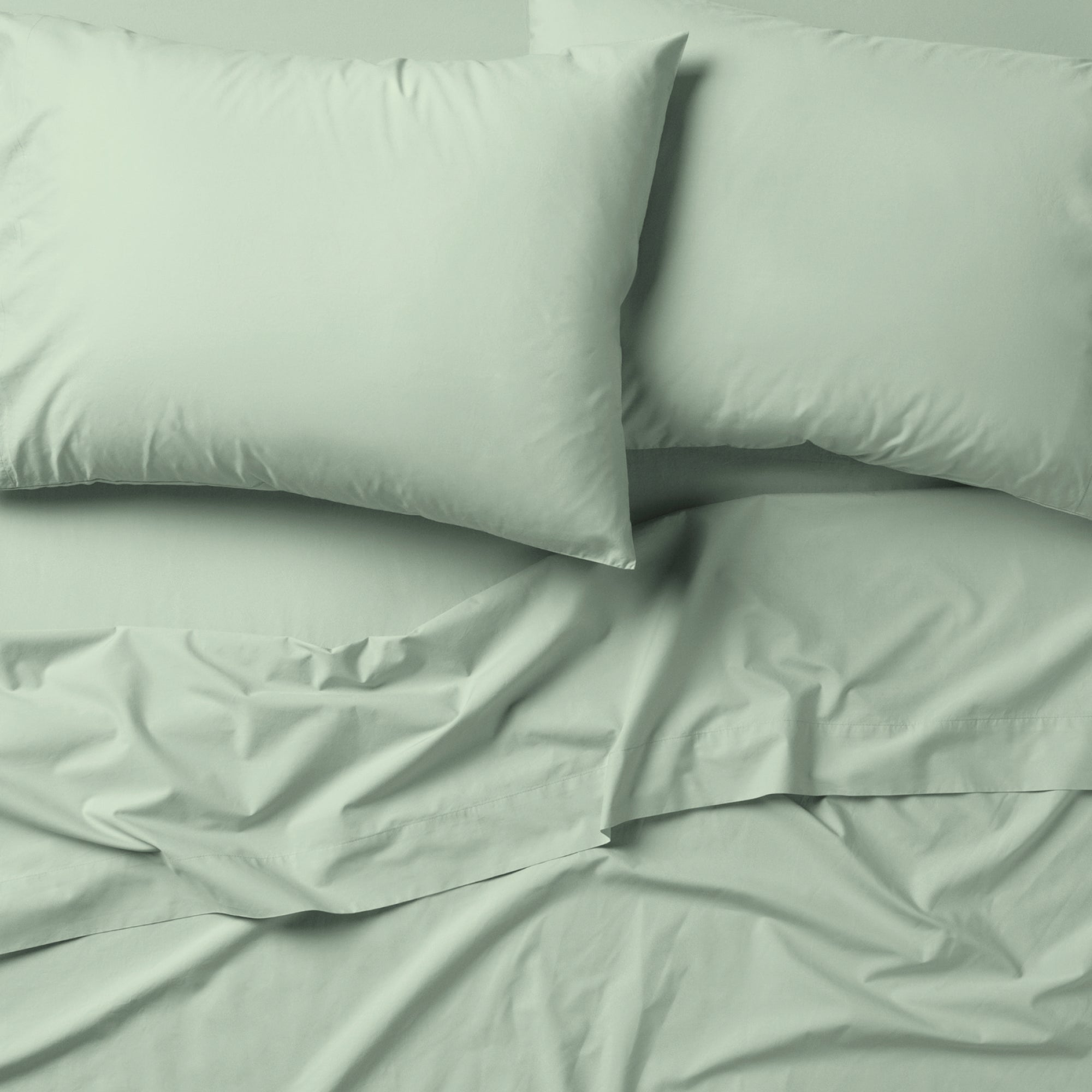 Classic Percale Sheet Set - Sage